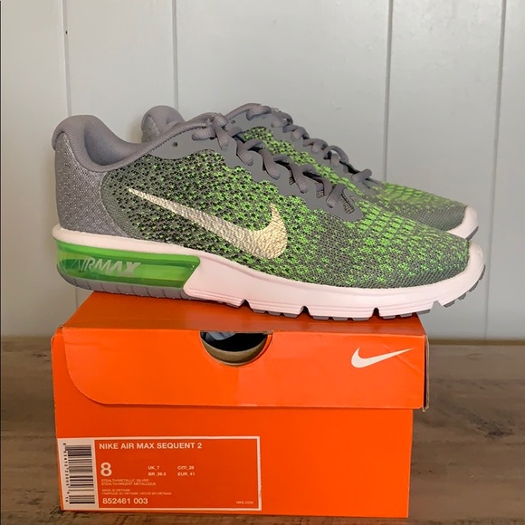 nike air max sequent 2 green